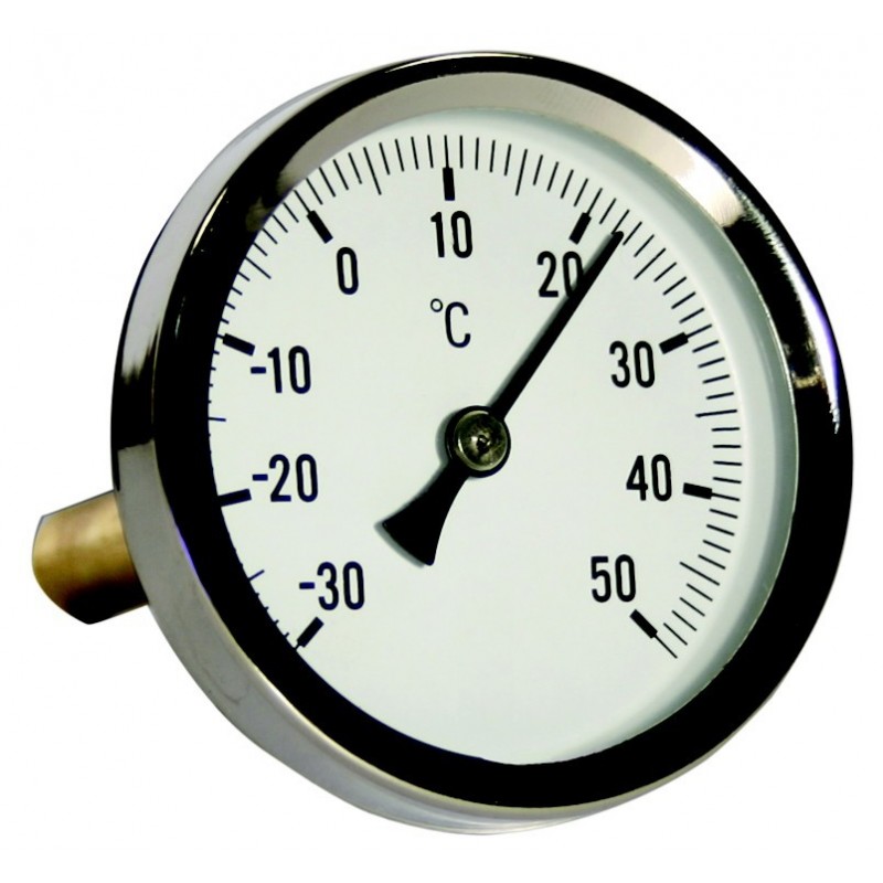 Thermomètre chauffage plongeur axial
